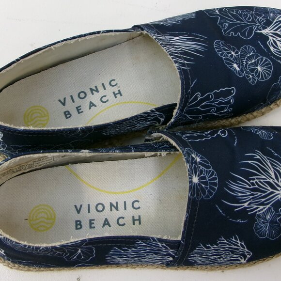 Vionic Aruba Beach Shoes Mario Blue Espadrilles Slip Ons Women's US‎ Sz 6 - Picture 5 of 6